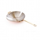 MAUVIEL 6732 - Collection M'héritage -  Poêle chinoise Wok  en cuivre intérieur inox avec queue en bronze